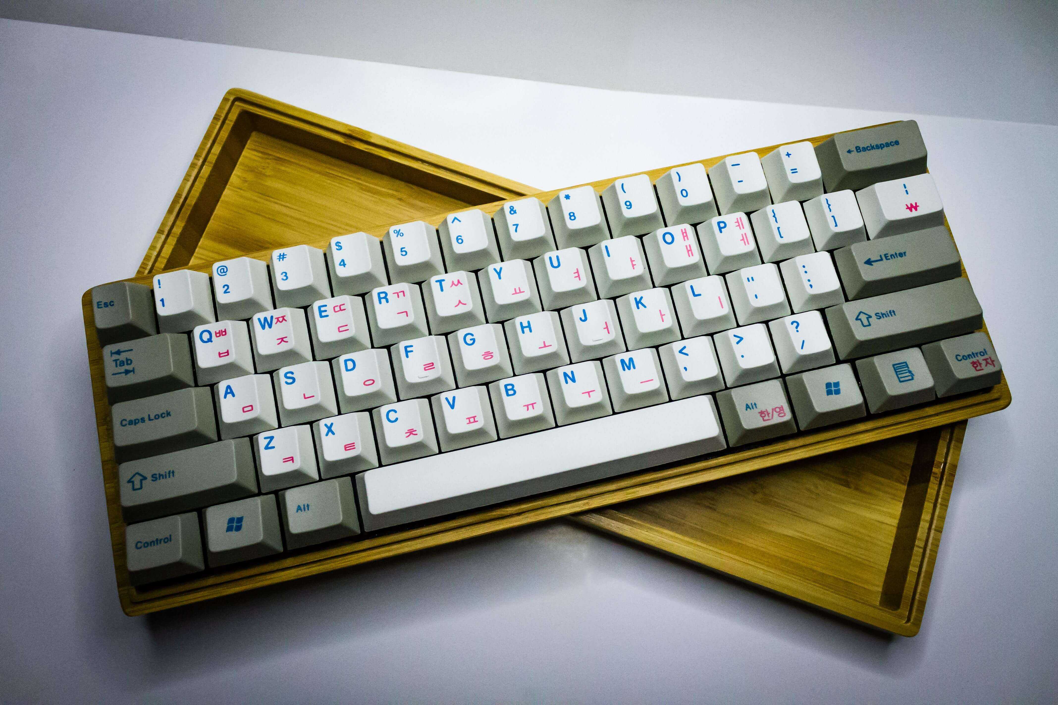 DZ60 60% Bamboo Case Keyboard